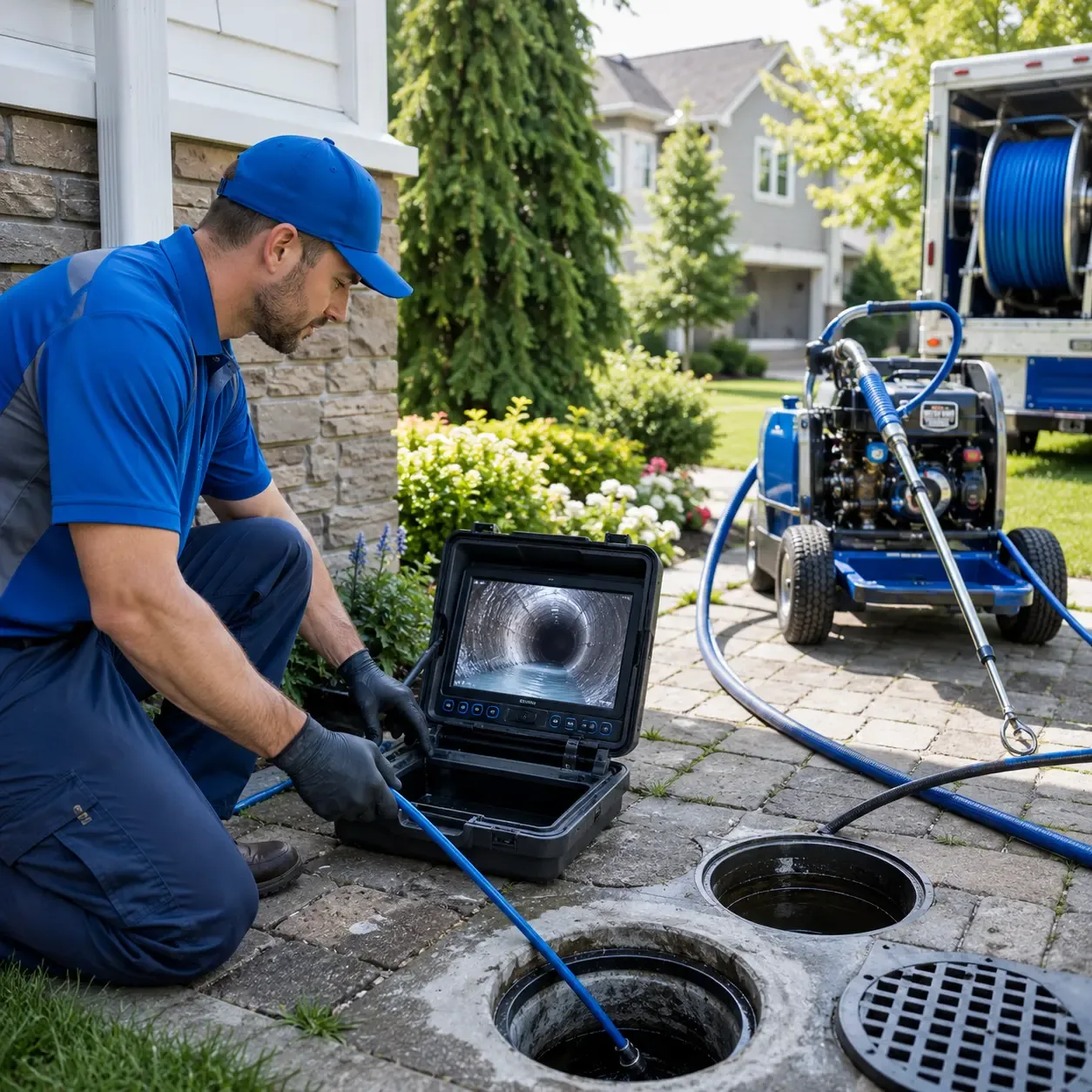 Outdoor drain cleaning professionals serving Manchester, WA